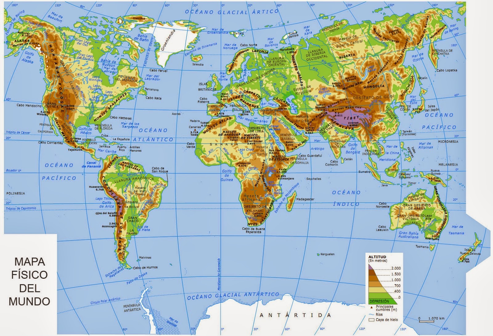  Mapas del mundo